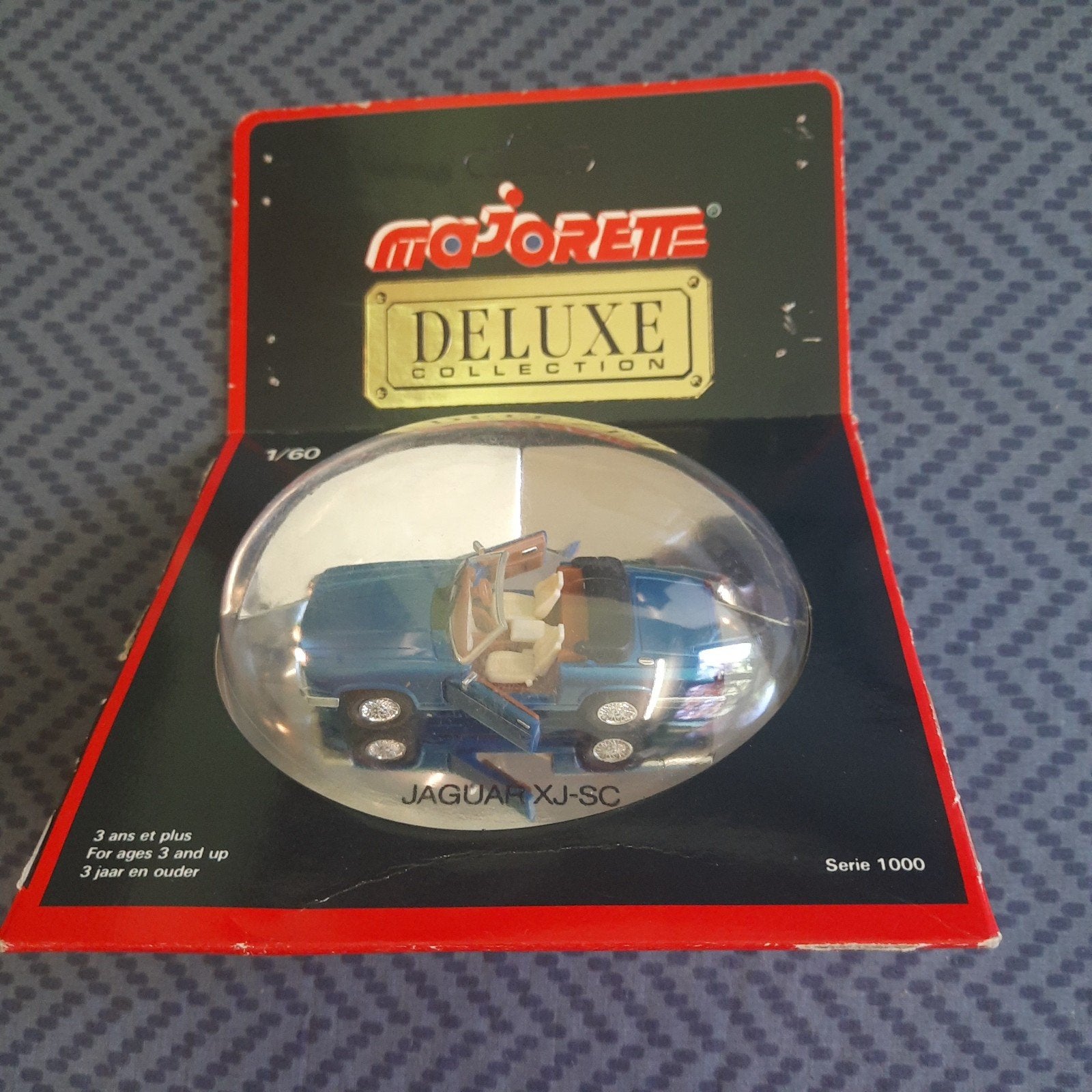 MAJORETTE FRANCE* 1:64 *JAGUAR XJ-SC*VINTAGE*DOME COLLECT*MI, Enlèvement, Neuf, Voiture, Majorette