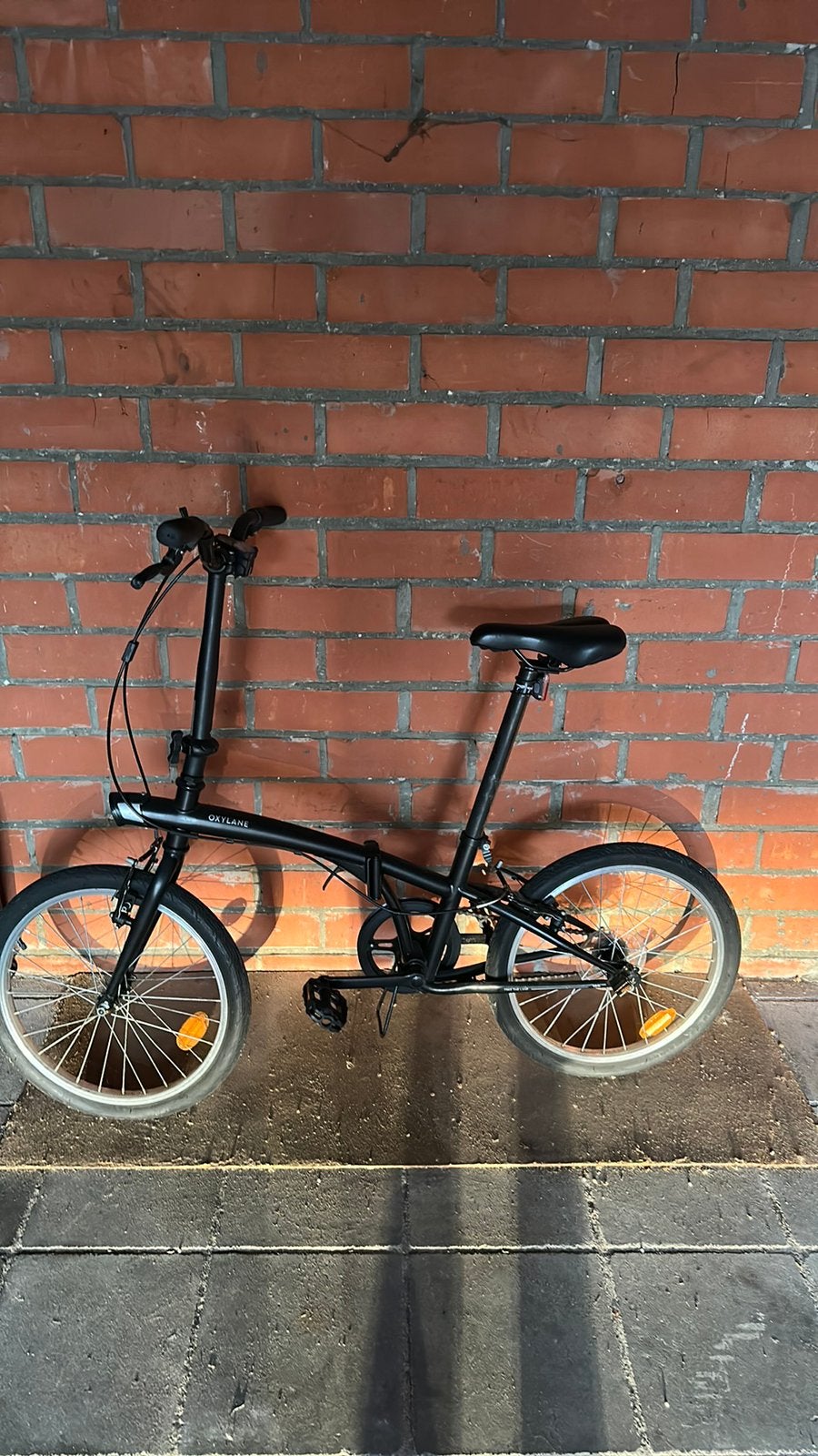 Plooifiets zwart, Vélos & Vélomoteurs, Vélos | Vélos pliables, Autres marques, Frein sur jante, 16 à 18 pouces, Femmes