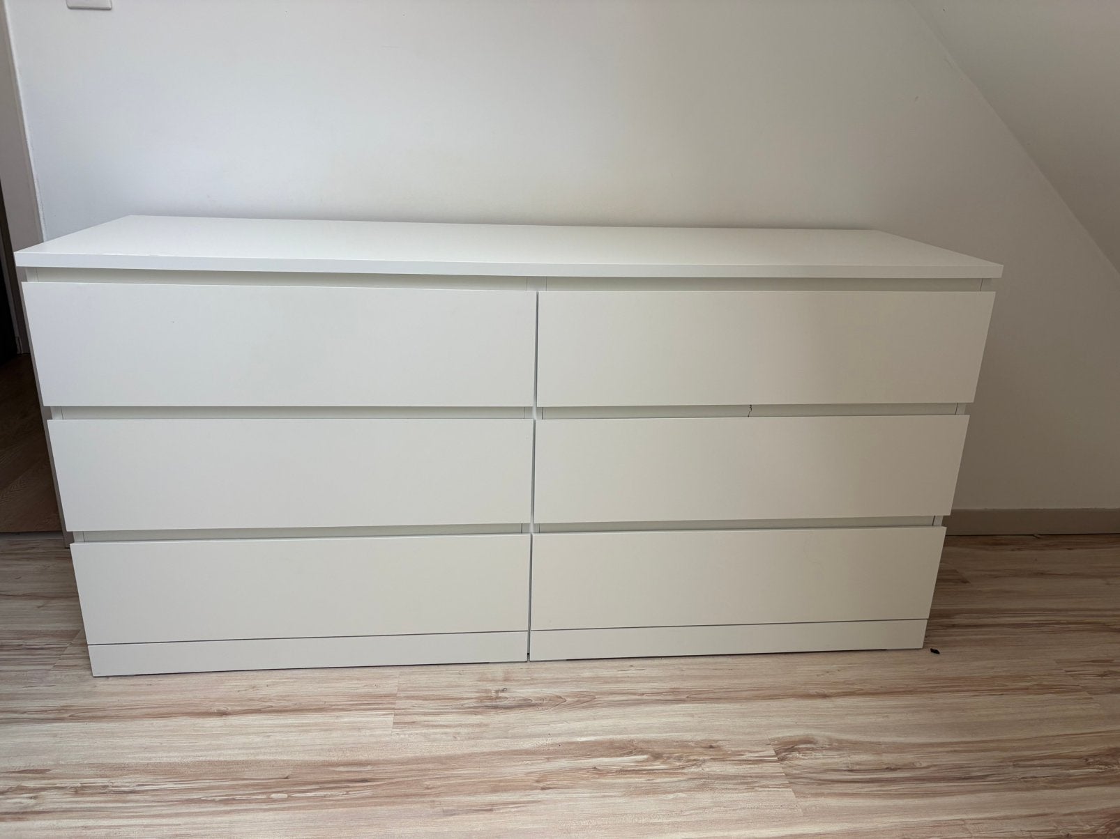 Commode blanche, Maison & Meubles, Armoires | Commodes, Enlèvement, Utilisé