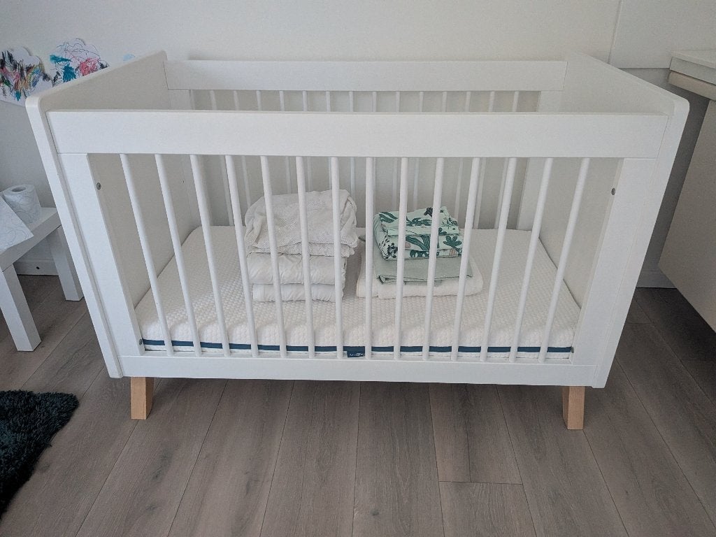 Lit bébé Bopita avec matelas Aerosleep et accessoires, Enlèvement, Utilisé, Lit