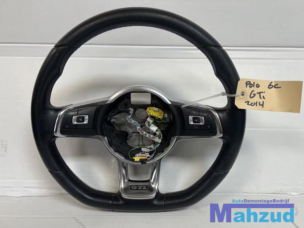 VW POLO 6R 6C GTI Stuurwiel stuur 2009-2016, Autos : Pièces & Accessoires, Commande, Volkswagen, Utilisé