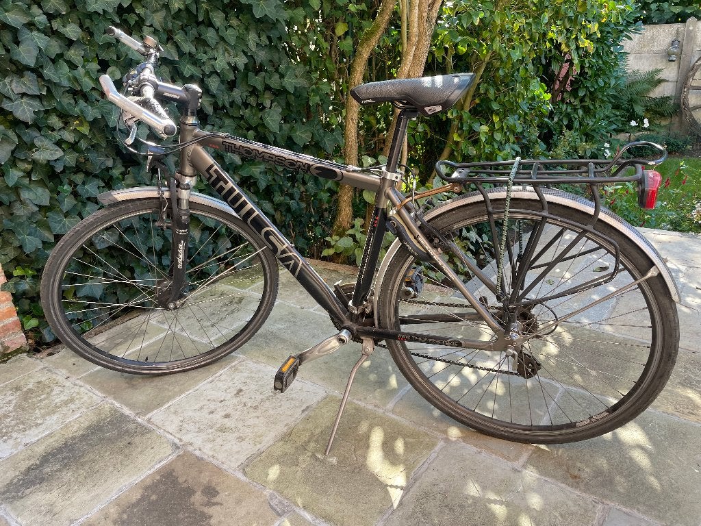 herenfiets Thompson stadsfiets, Enlèvement, Utilisé, Vitesses