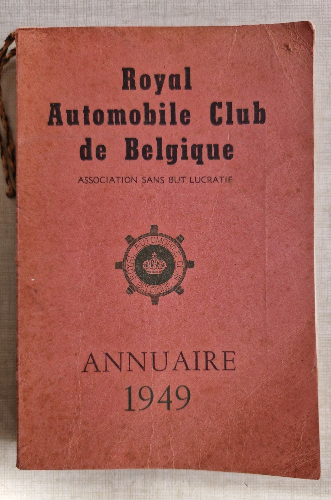 Royal Automobile Club de Belgique, annuaire 1949, Antiquités & Art, Envoi