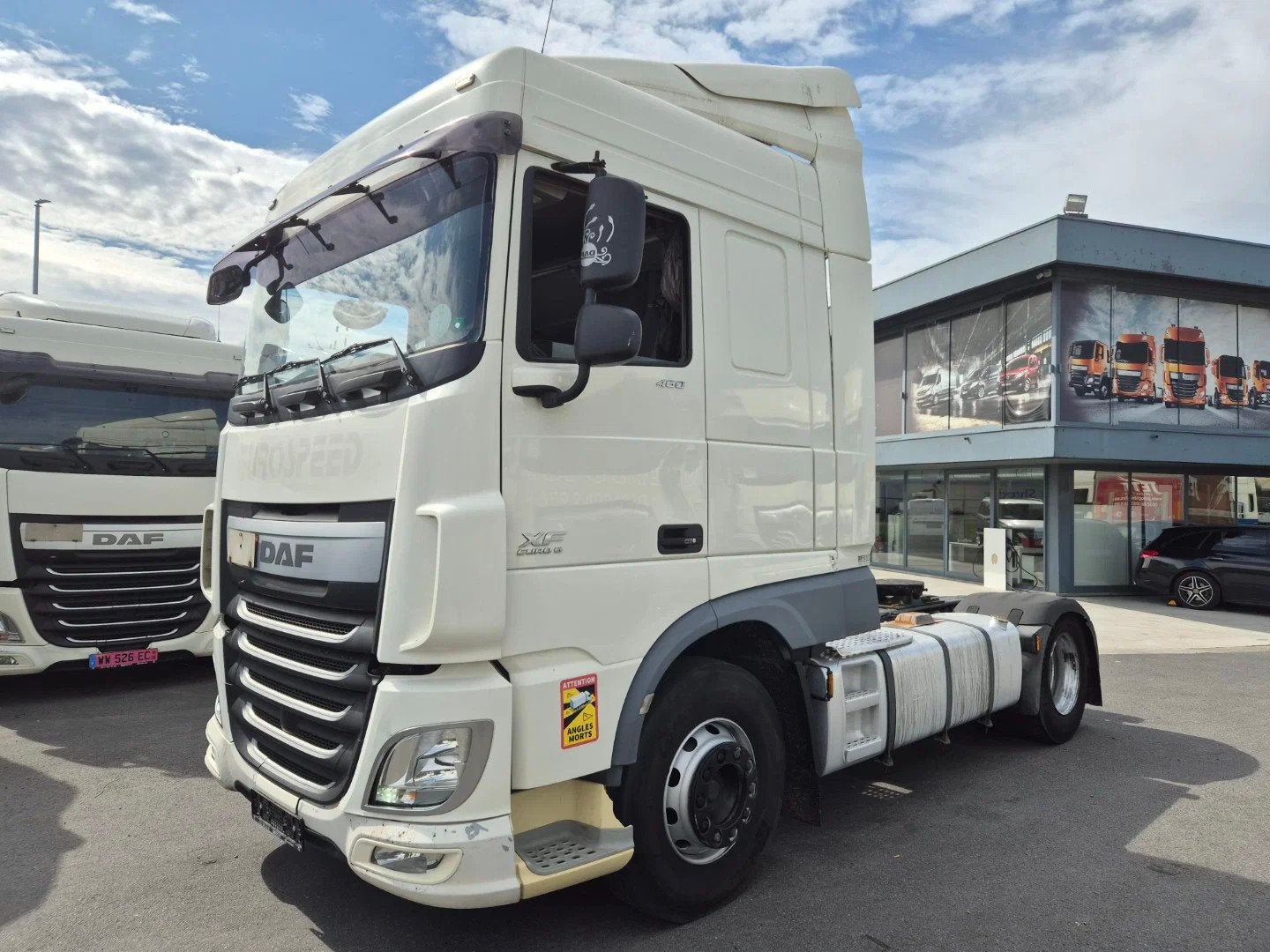 DAF XF 460 FT SPACE CAB (bj 2016), Auto's, Vrachtwagens, Automaat, Achterwielaandrijving, 338 kW, Wit