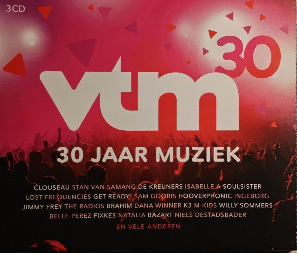 VTM 30 - 30 JAAR MUZIEK (3 CD-box), Cd's en Dvd's, Ophalen of Verzenden, Zo goed als nieuw, Pop
