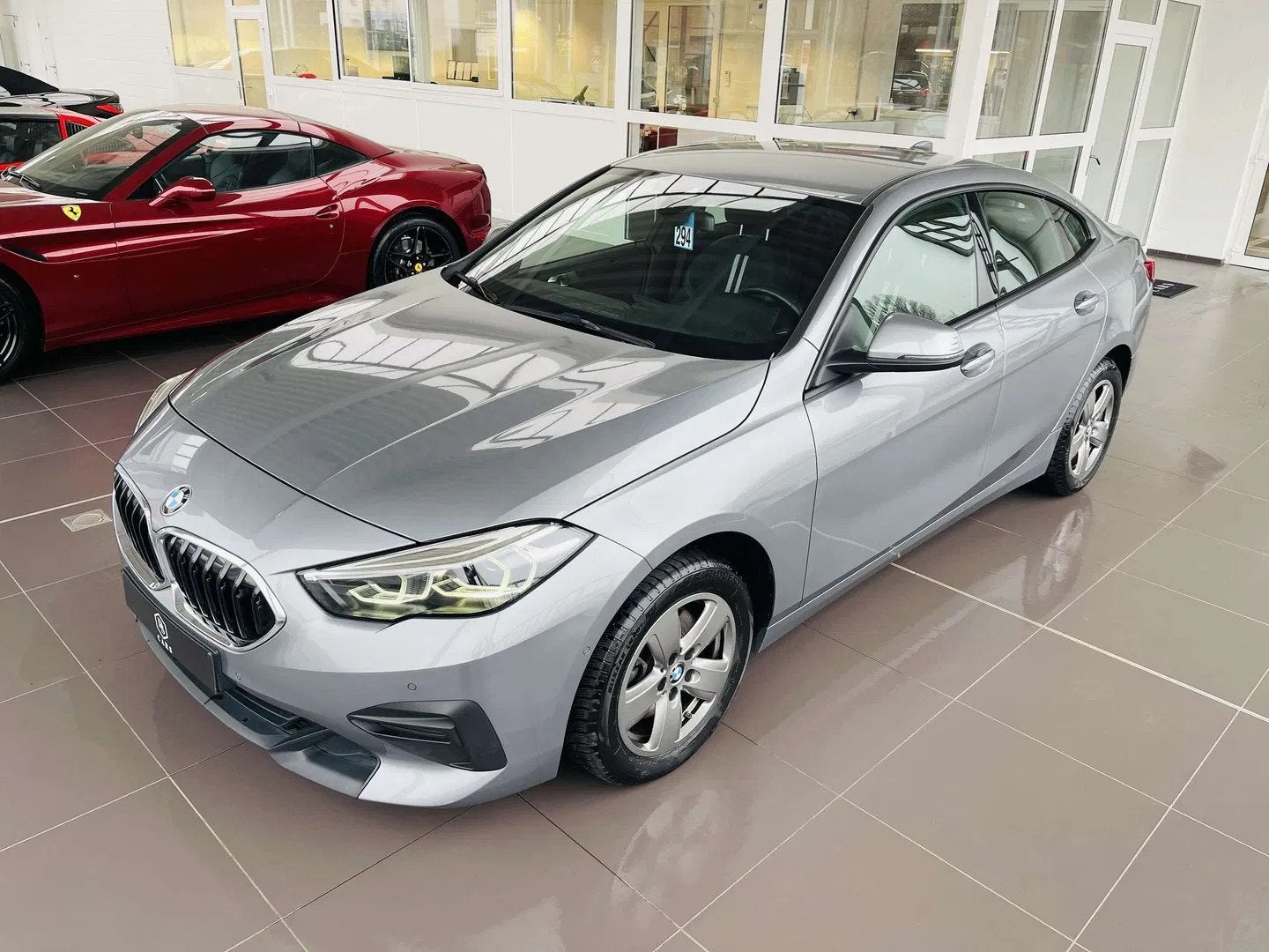 BMW 2 Serie 216 dA GC * GARANTIE + LED + GPS + CUIR *, Autos, Argent ou Gris, Entreprise, 99 g/km, Automatique