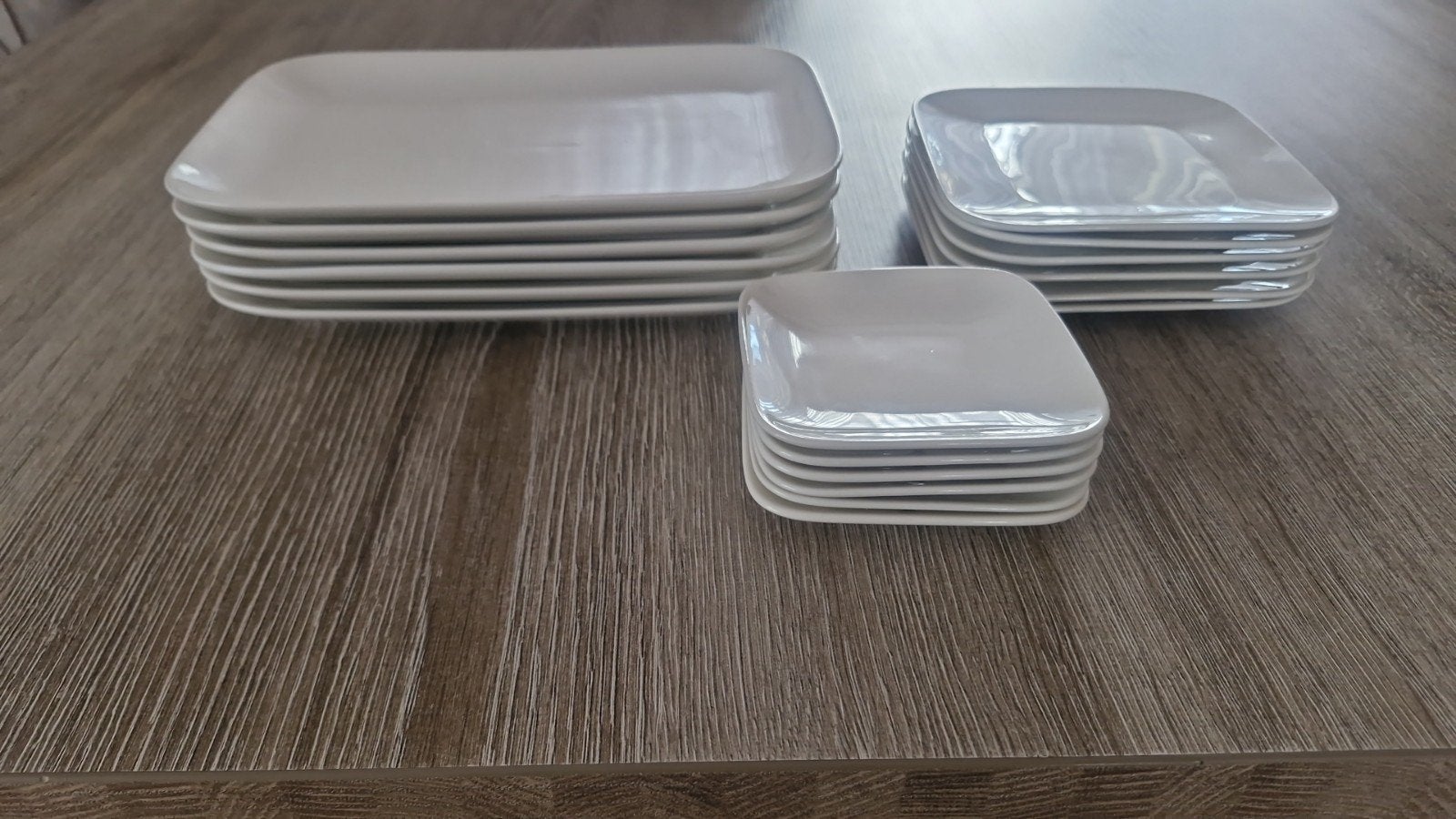 desert borden set, Huis en Inrichting, Ophalen, Zo goed als nieuw, Bord(en)