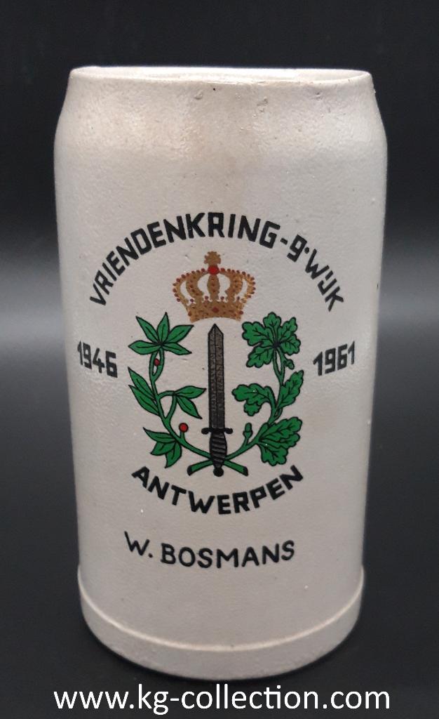 Creuset à bière de la police d'Anvers 1946 - 1961, Enlèvement ou Envoi, Autres, Autres types