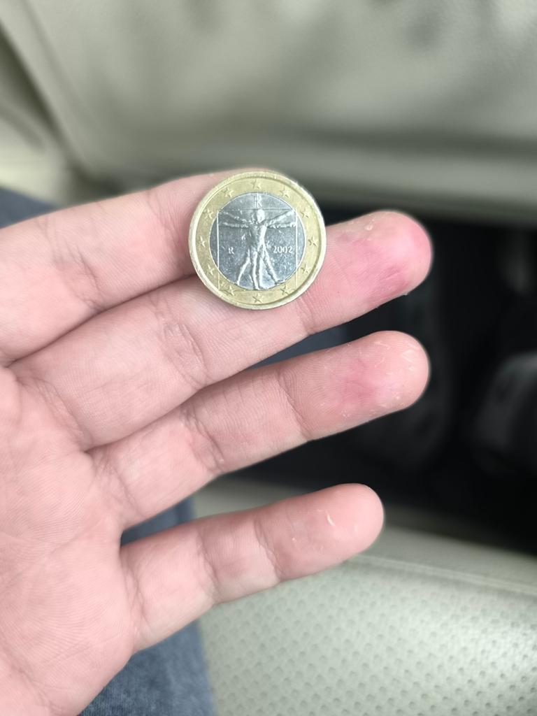 Rare pièce italienne de 2002, Enlèvement, 1 euro