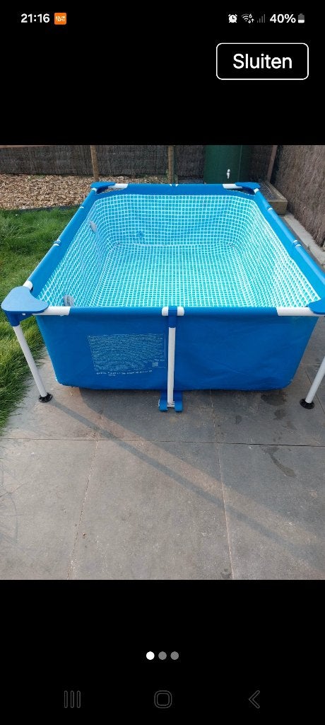 Zwembad, Tuin en Terras, Zwembaden, Ophalen, Zo goed als nieuw, Opzetzwembad