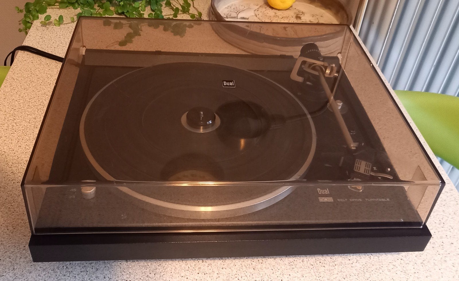 dual cs 502 platenspeler vintage kwaliteit, Enlèvement, Utilisé, Tourne-disque, Dual