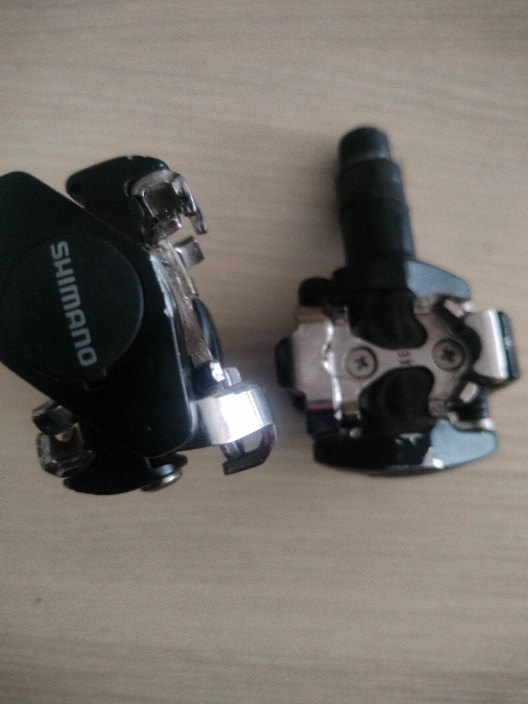 Shimano Klick pedalen PD _M505, Gebruikt, Staal, Gravelbike, Shimano