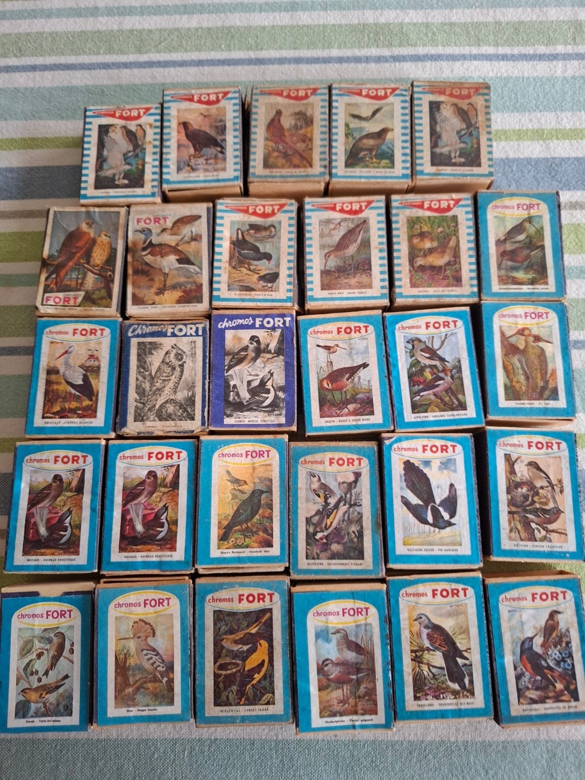 29 luciferdoosjes   van fort met vogels, Ophalen