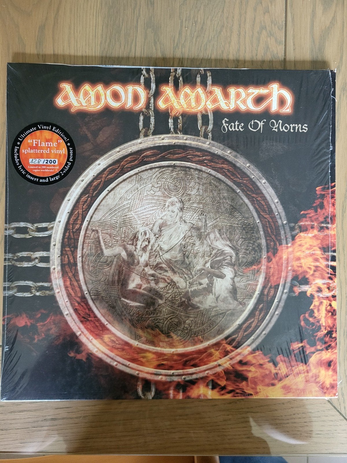 Fate Of Norns – Flame Splattered Vinyl #128/200 ongebruikt, Cd's en Dvd's, LP, Inclusief poster, Ophalen of Verzenden, Zo goed als nieuw