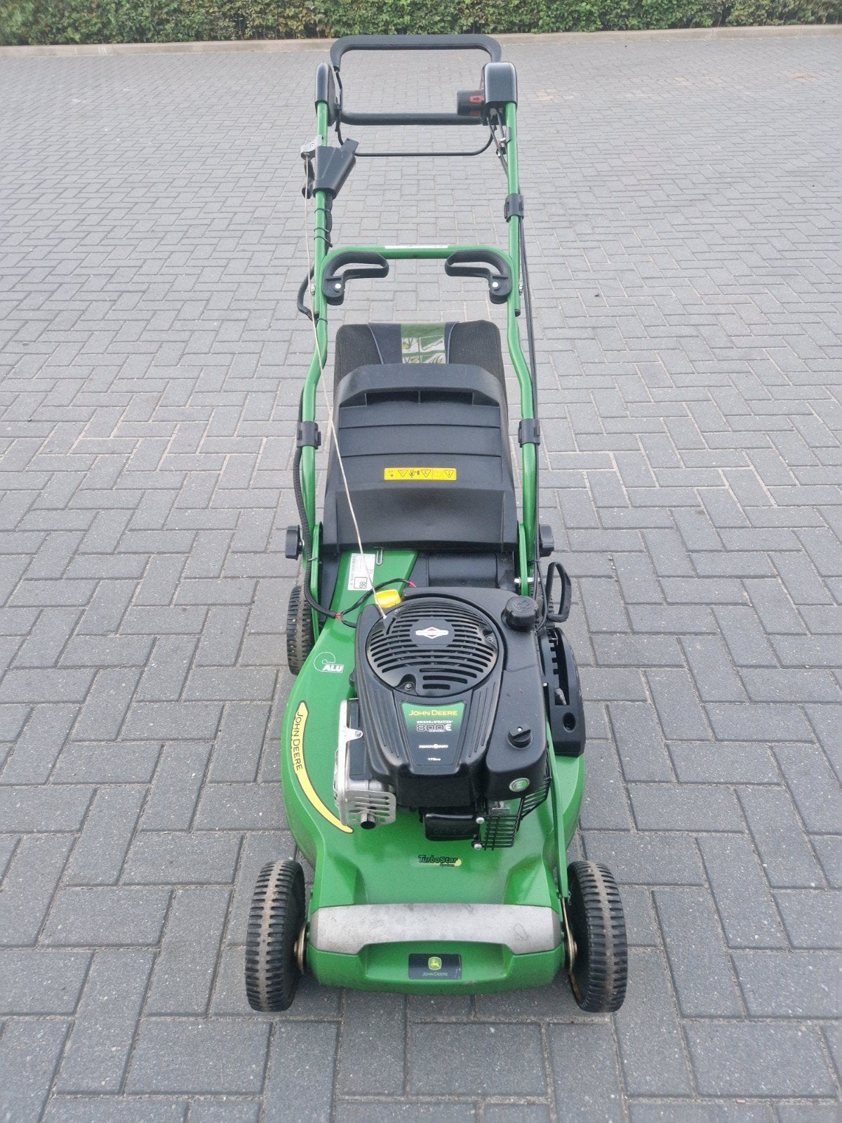 John deere grasmaaier elektrisch gestart., Tuin en Terras, Grasmaaiers, Ophalen, Cirkelmaaier, Versnellingen, John deere honda stihl