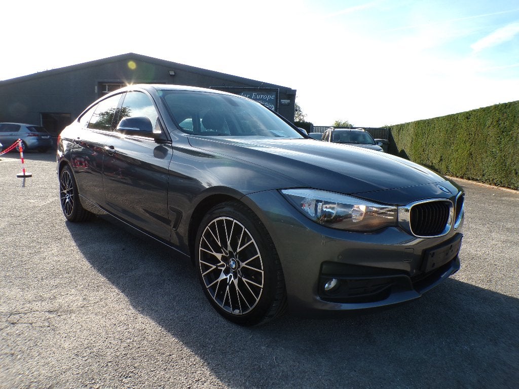 BMW 318d GT GPS/Cuir/CT OK/Garanti/158.000km, Autos, Argent ou Gris, Achat, Euro 6, Entreprise