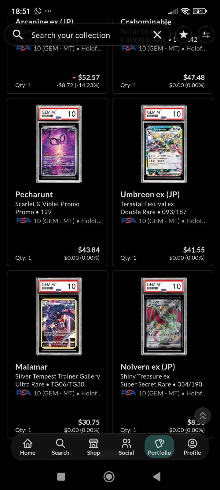 Pokémon PSA 10 te koop, Ophalen