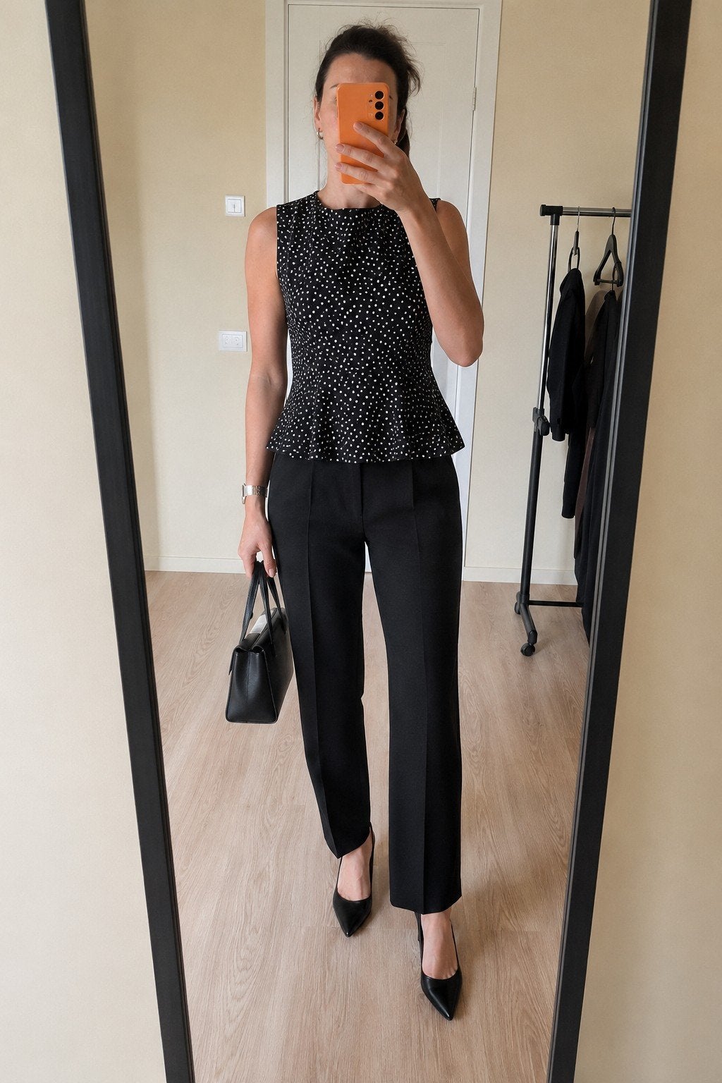 Top à pois, Sans manches, Taille 38/40 (M), Mango, Enlèvement ou Envoi