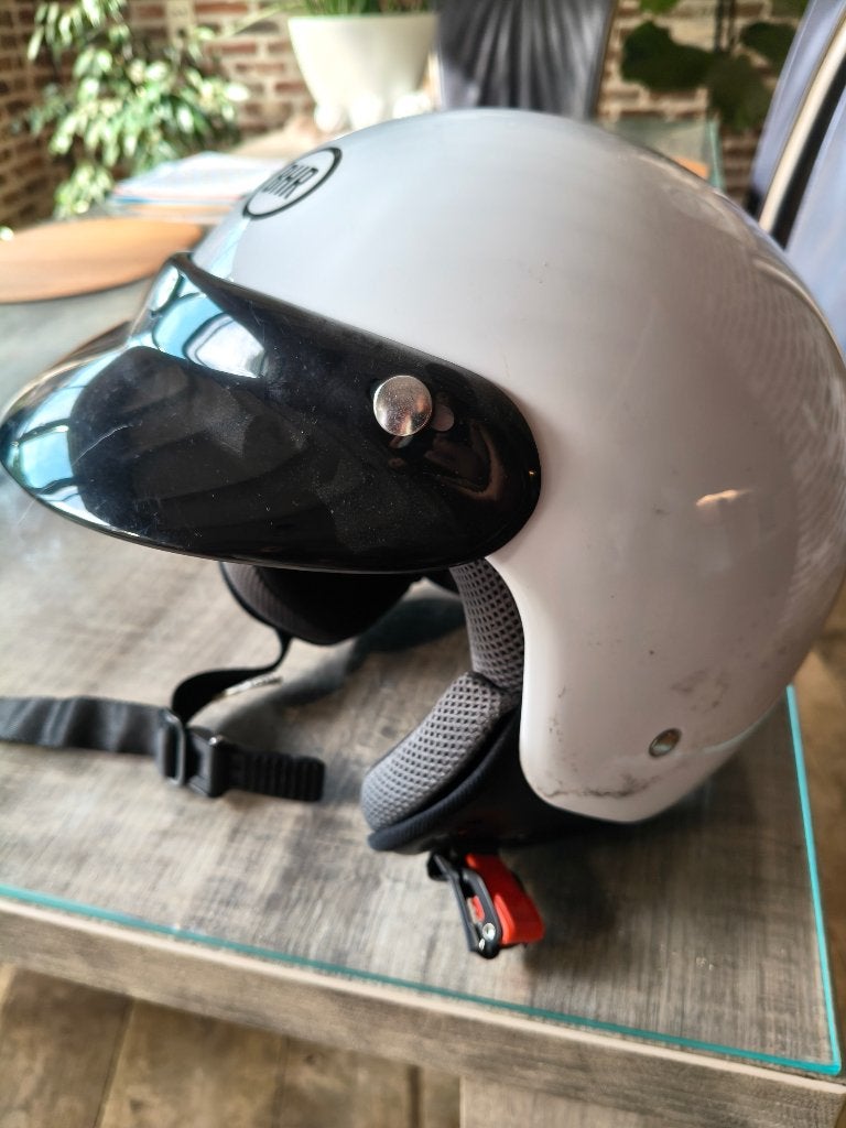 Motorhelm, Vélos & Vélomoteurs, Enlèvement, Utilisé, Extra large ou plus grand
