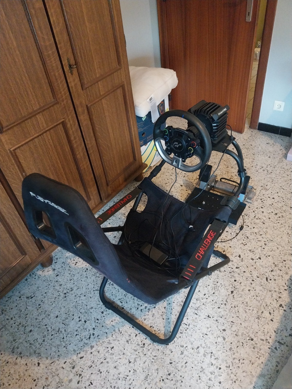 fanatec dd pro  met play challenge, Enlèvement, Utilisé, Course et Pilotage