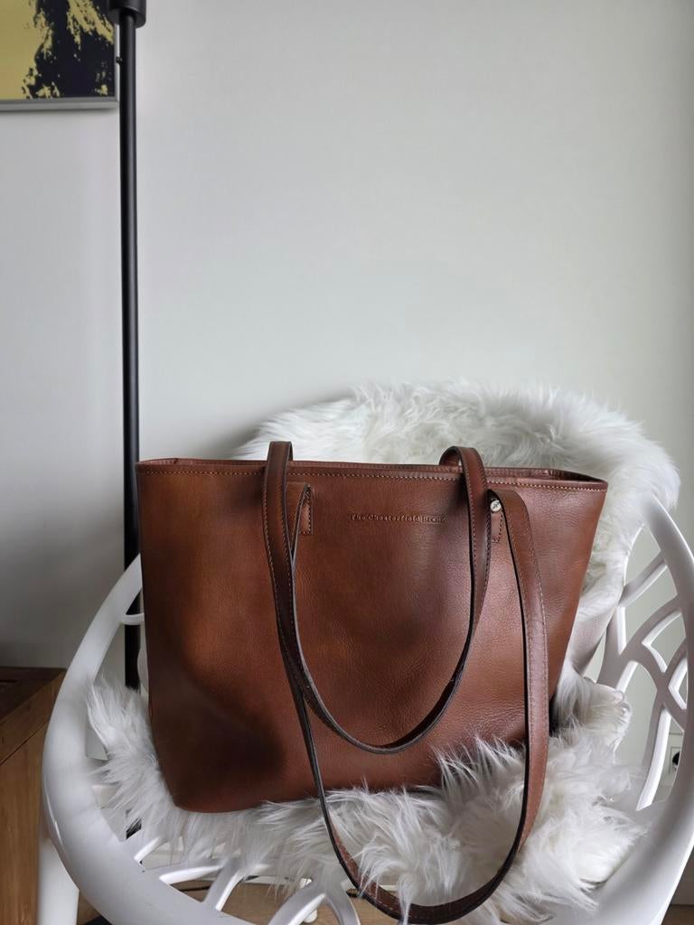 The Chesterfield Brand shopper, Overige merken, Bruin, Verzenden, Zo goed als nieuw