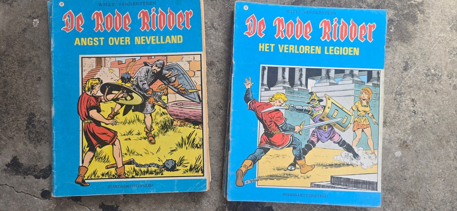 De rode rode, Ophalen