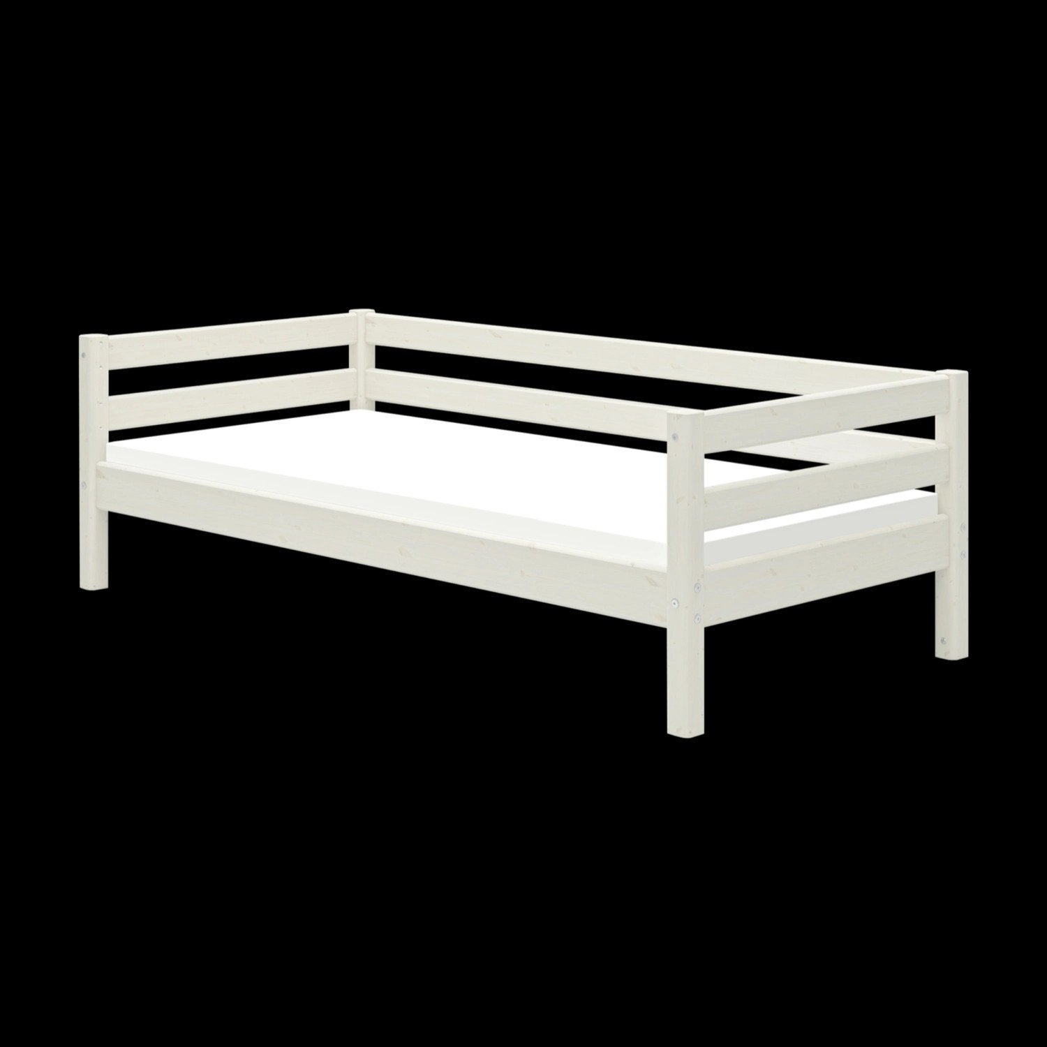 FLEXA 1-persoonsbed wit, Huis en Inrichting, Ophalen, Wit