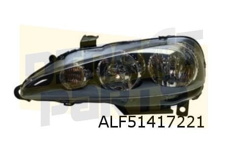 Alfa Romeo 147 (1/07-) koplamp Links (knipperlicht wit) OES!, Neuf, -, -, Audi