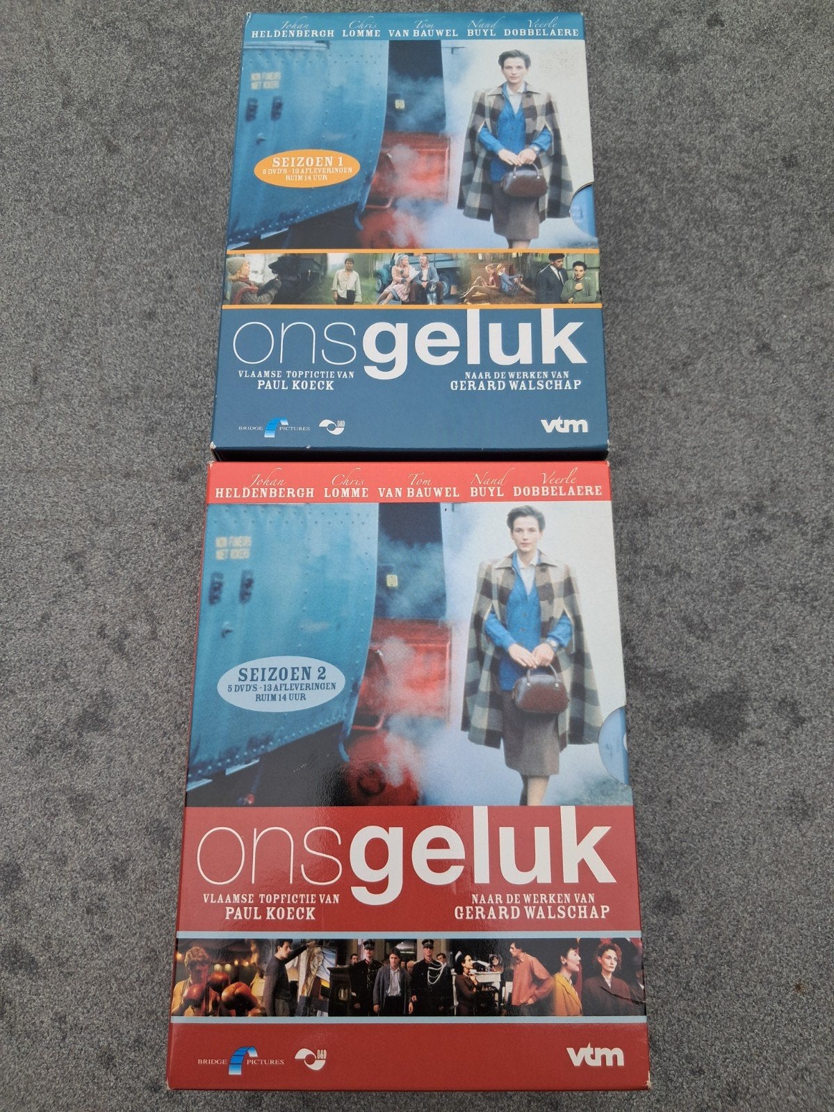 2x dvd box Ons geluk, Gebruikt, Alle leeftijden, Nederlands, Ophalen of Verzenden