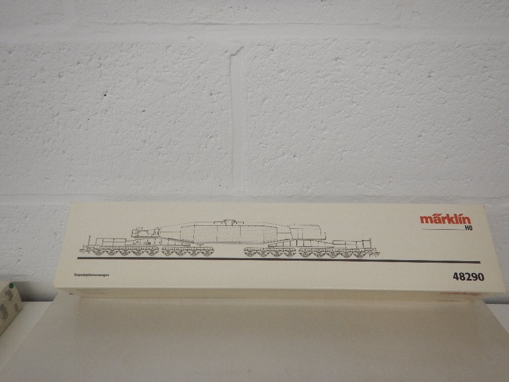 Märklin 48290 H0 ''Torpedowagen'' van de DB, Ophalen, Gelijkstroom, Wagon, Zo goed als nieuw