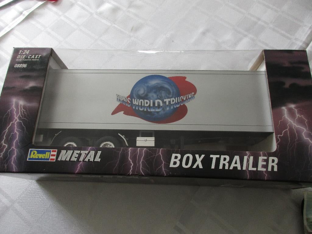 Revell Box Trailer 1:24, Hobby & Loisirs créatifs, Voitures miniatures | 1:24, Enlèvement ou Envoi, Neuf, Bus ou Camion, Revell