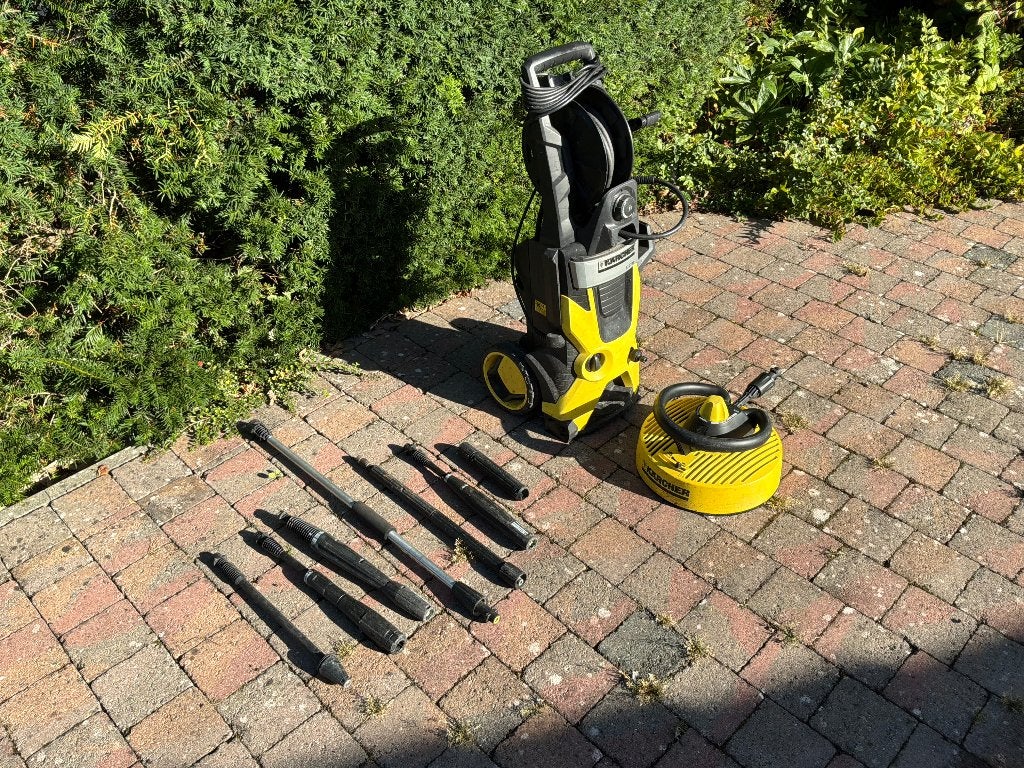Kärcher K5.7 hogedrukreiniger + accessoires – defect, Ophalen, Gebruikt, Elektrisch, Karcher