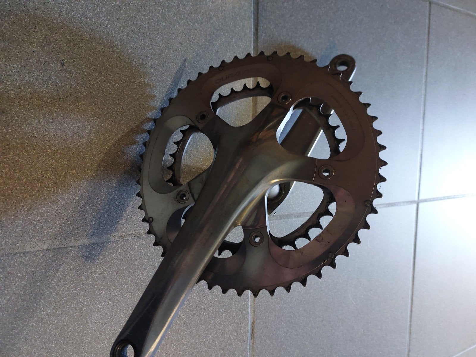 cranckstel dura ace, Ophalen, Gebruikt, Racefiets, Crankstel of Pedalen