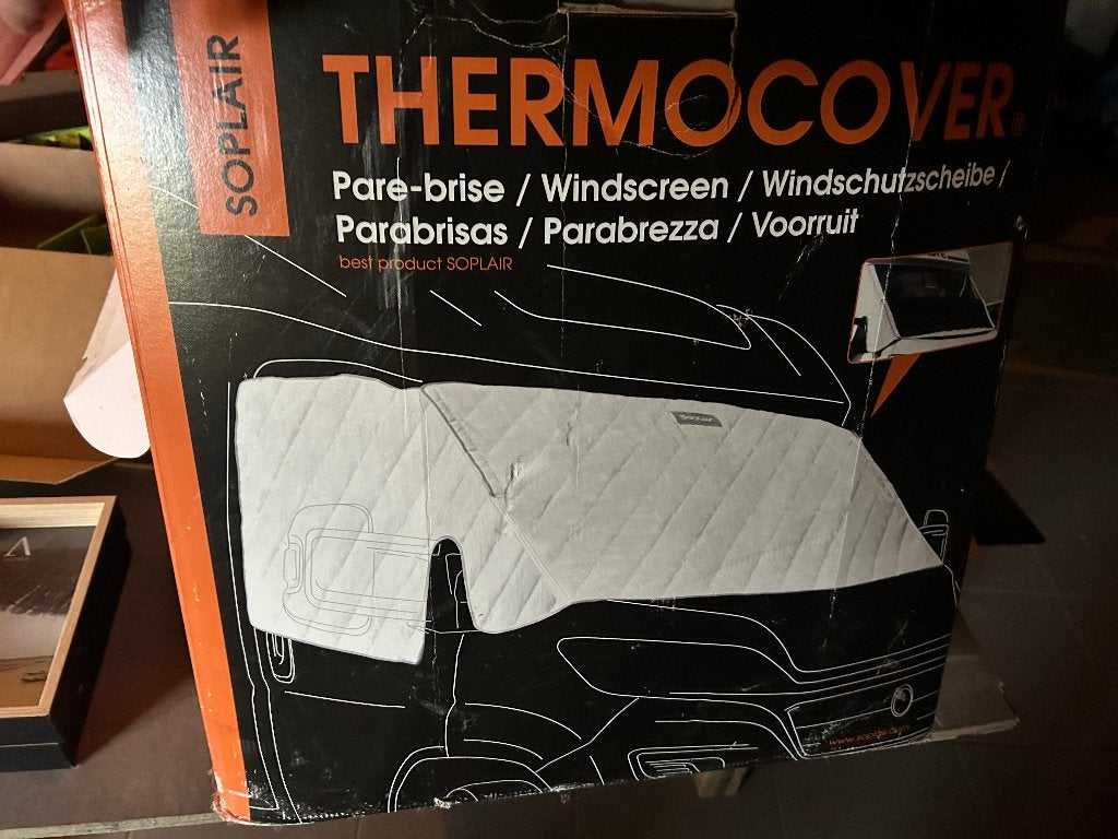 Mobilhome windscherm zonnescherm Soplair, Auto diversen, Ophalen, Gebruikt