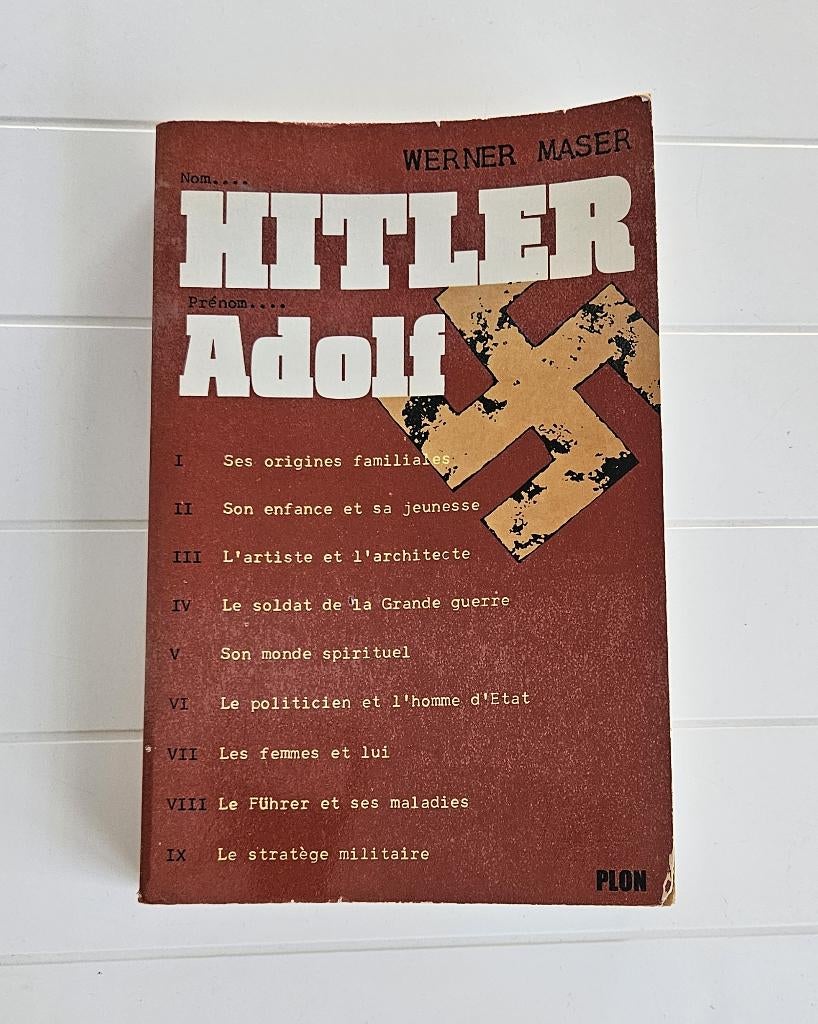 Naam: Adolf, naam: Hitler, Boeken, Ophalen of Verzenden, Werner Maser, Tweede Wereldoorlog, Gelezen