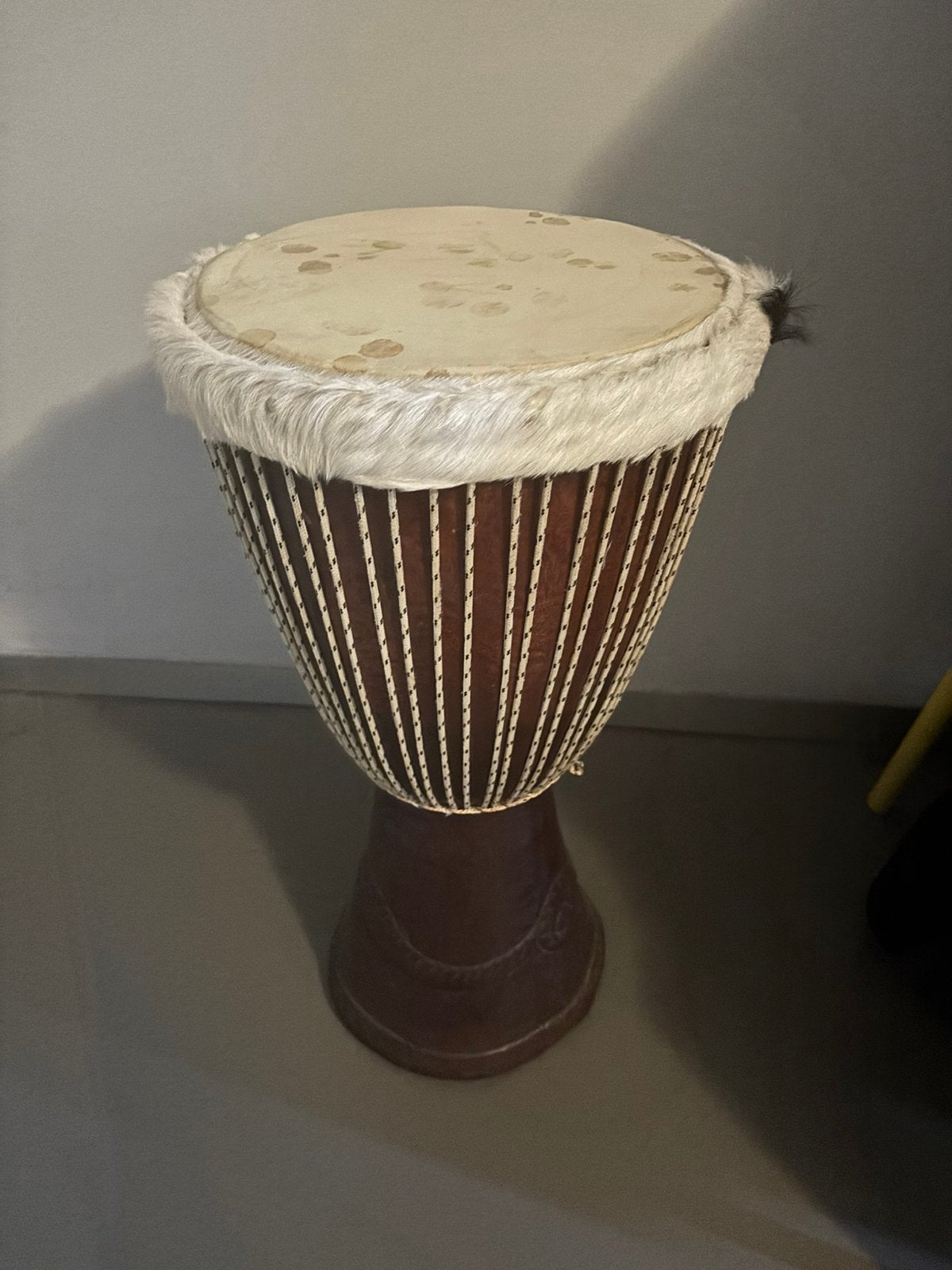 Djembé, 35 cm doorsnede, 60 cm hoog, Enlèvement, Utilisé