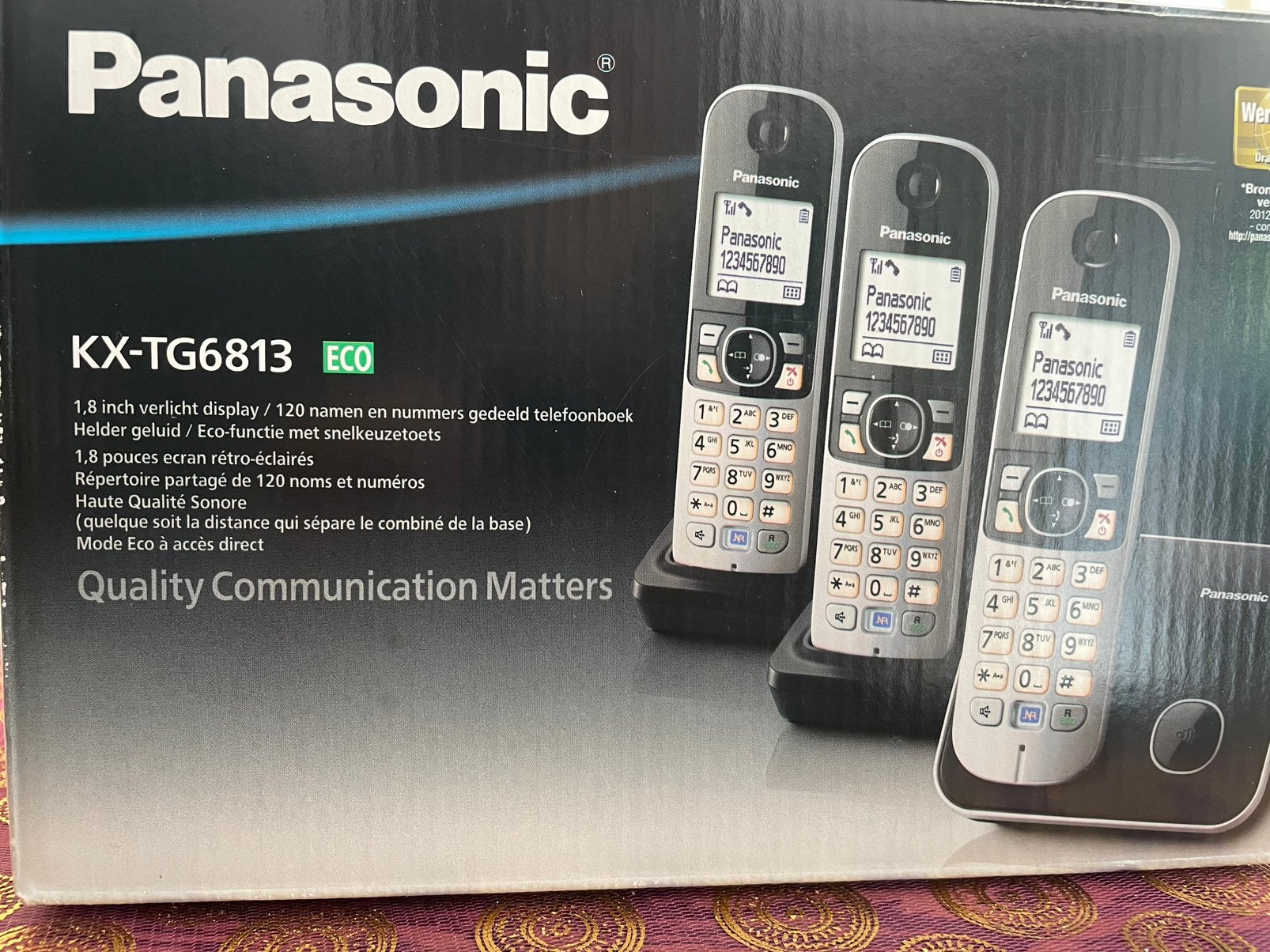 Set van 3 Vaste draadloze telefoons, Telecommunicatie, Ophalen of Verzenden, Zo goed als nieuw, 3 handsets