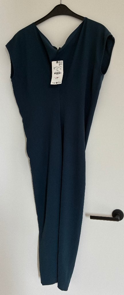 Zara jurk maat medium, Blauw, Zara, Nieuw, Onder de knie