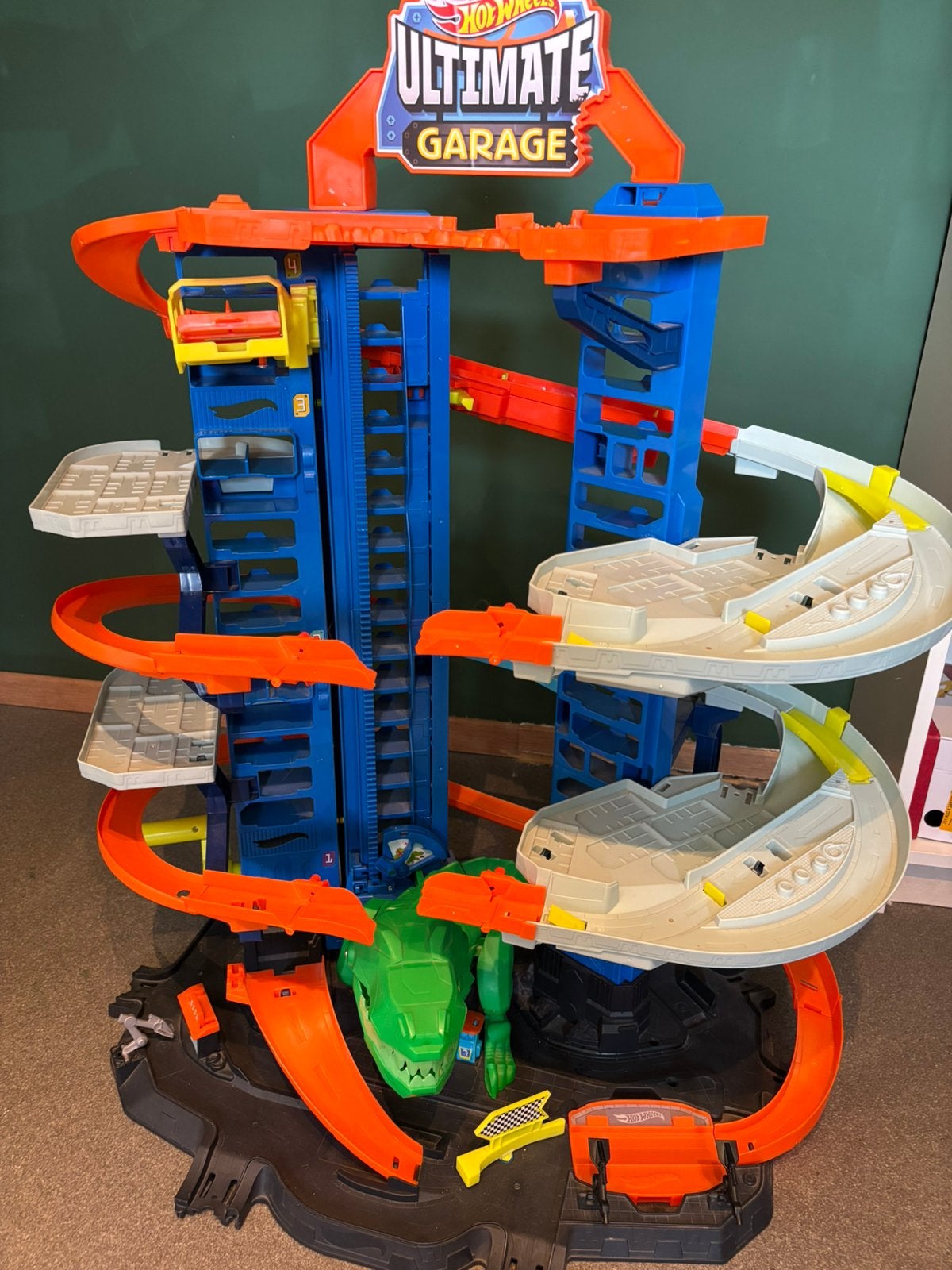 Drie hotwheels racebanen, Ophalen, Gebruikt, Racebaan, Hot Wheels