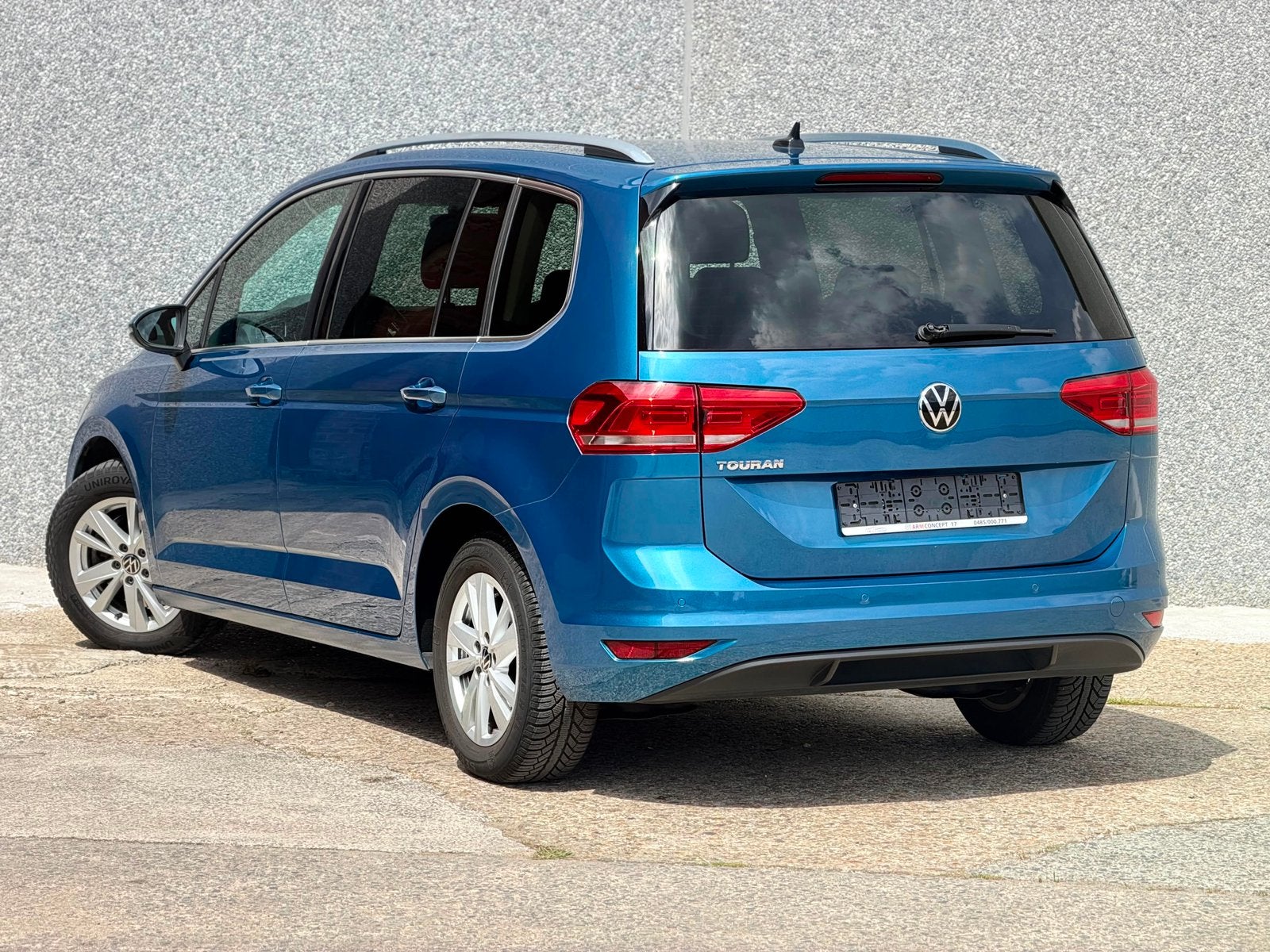 Volkswagen Touran 2.0 TDI Diesel EURO 6ei 5pl DSG/garantie, Monovolume, Blauw, Bedrijf, Diesel