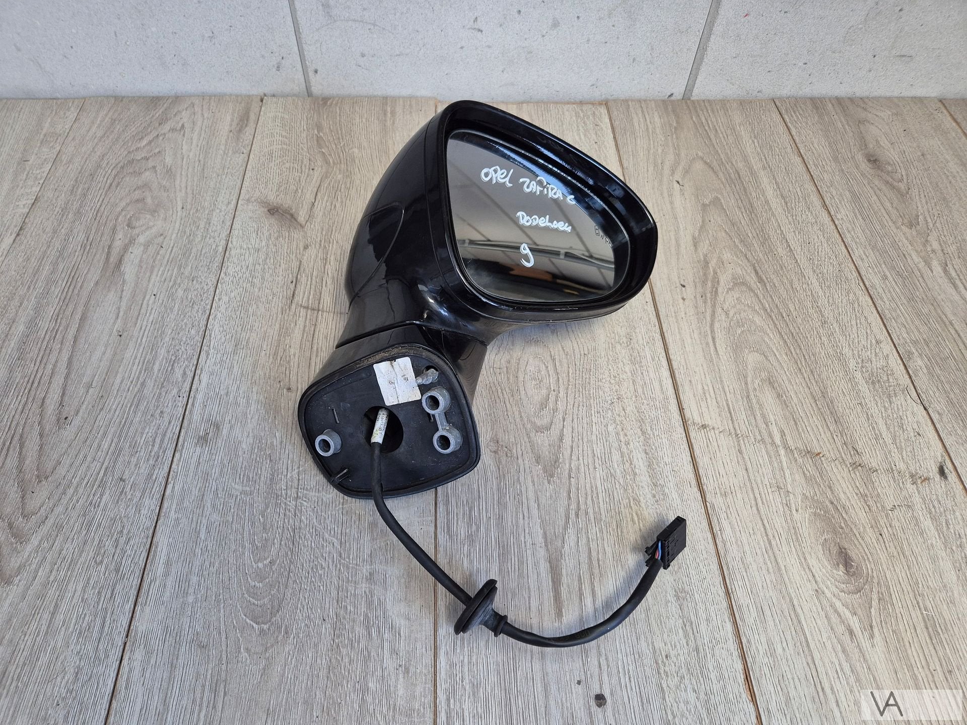 Opel Zafira C 2012 - 2019 spiegel rechts met dodehoek lampje, Gebruikt, -, -, Opel
