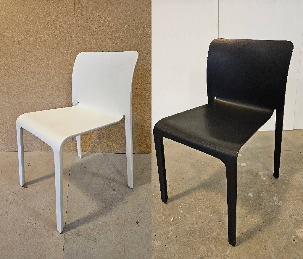 Magis First Stefano Giovannoni designstoel - wit of zwart, Kunststof, Gebruikt, Wit, Ophalen of Verzenden