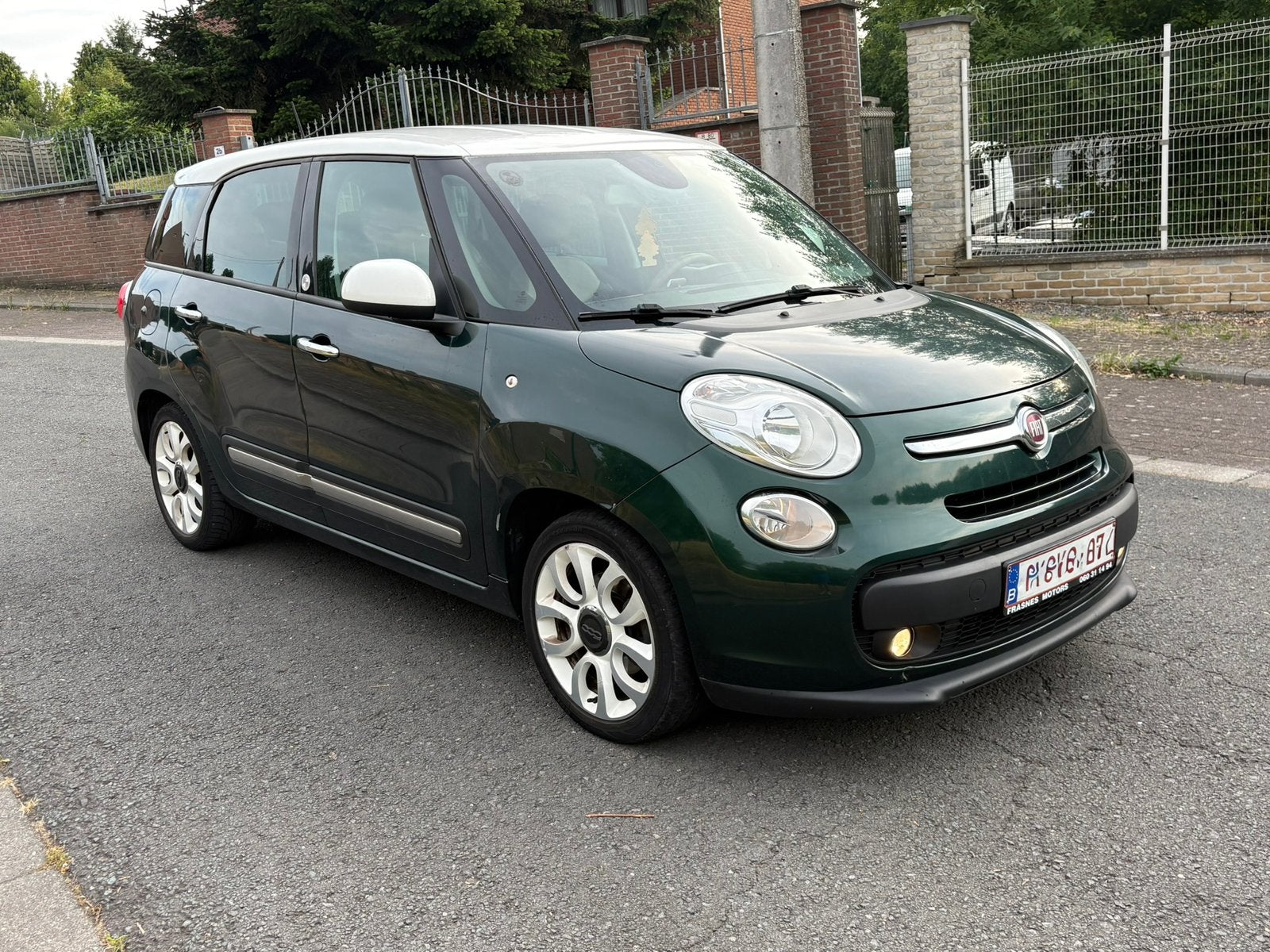 FIAT 500XL LIVING/2013/CLIMA/7 PLACES/ALCANTARA/BON ETAT, Auto's, Monovolume, Beige, 1600 cc, Alcantara