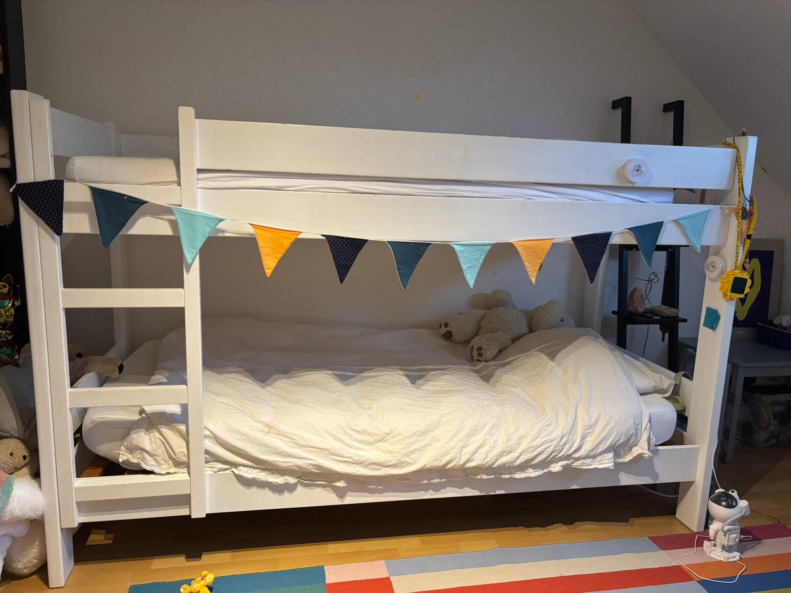 GRATIS stapelbed 2m20, Ophalen, Gebruikt, Stapelbed