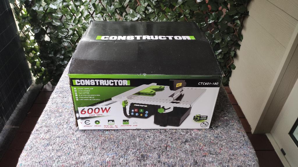 Table coupe-carrelages Constructor 600W, Bricolage & Construction, Enlèvement, Utilisé