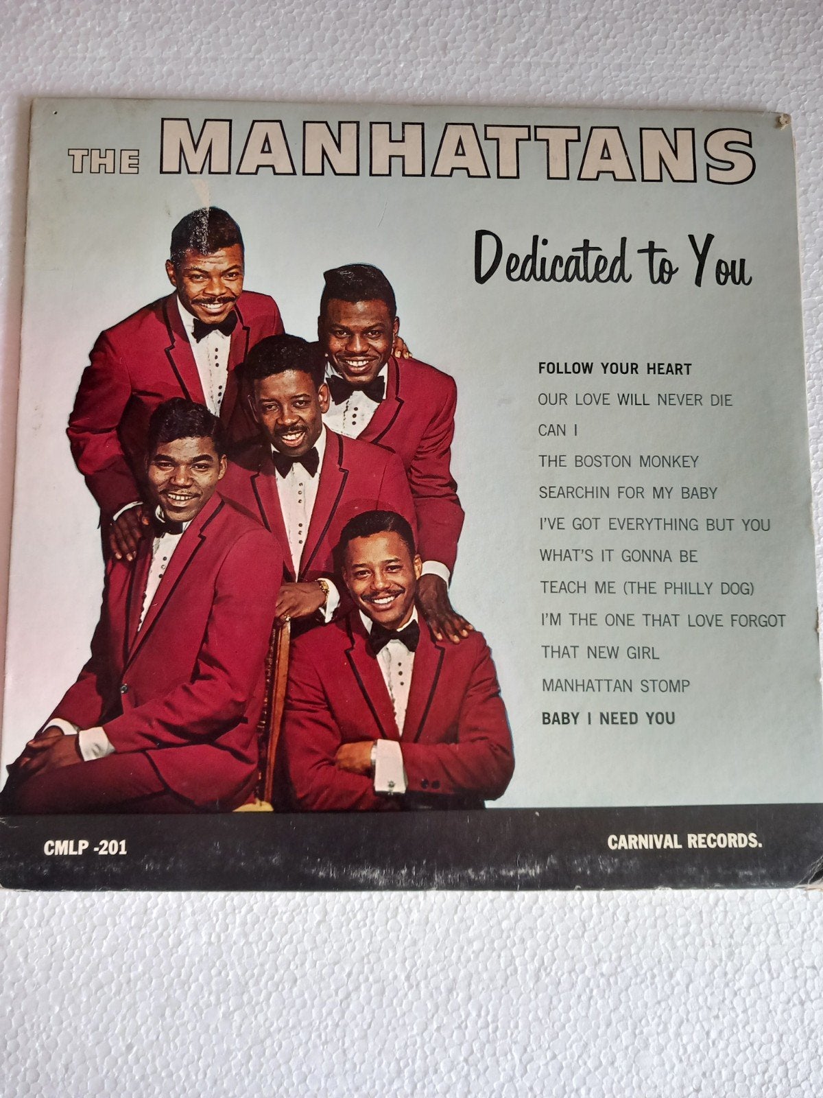 THE MANHATTANS. DEDICATED TO YOU.  USA LP, CD & DVD, Vinyles | Autres Vinyles