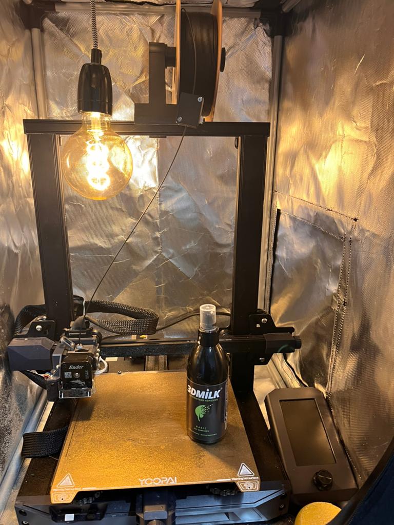 3D.printer creality ender 3 S1 met behuizing, Computers en Software, 3D Printers, Ophalen, Zo goed als nieuw