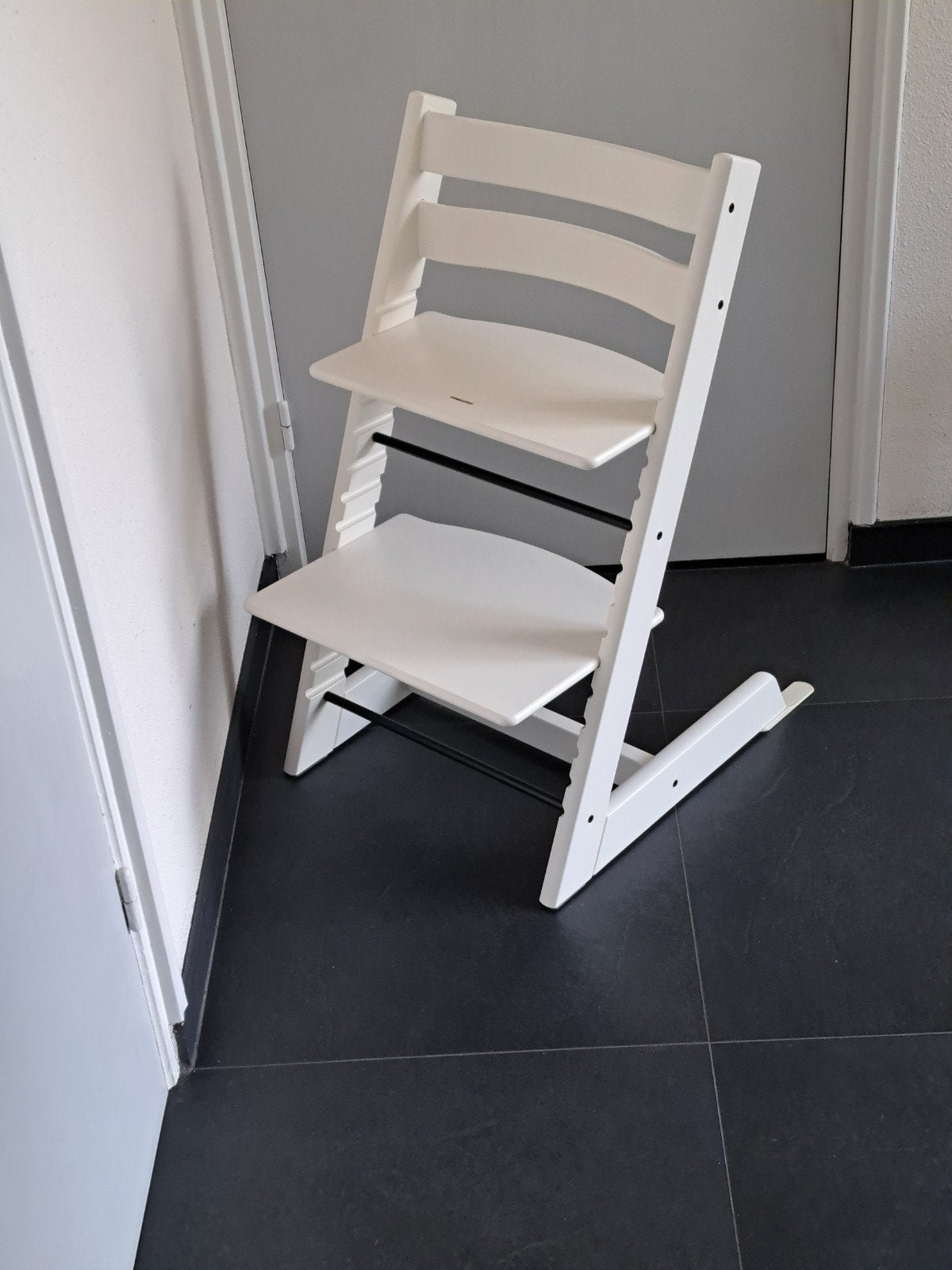 Stokke Tripp Trapp NIEUW MODEL met gliders, Ophalen, Zo goed als nieuw, Meegroeistoel, Aanschuifbaar