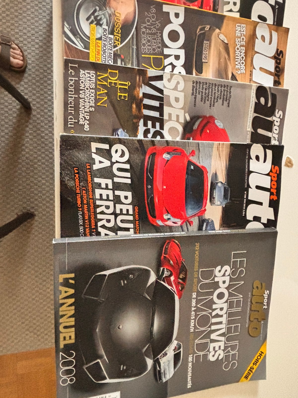 Lot de 10 revues sport auto et auto live, Enlèvement, Comme neuf
