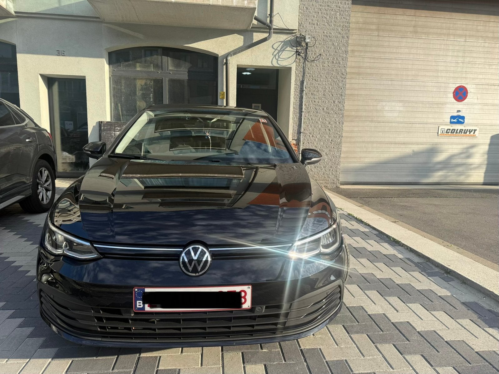Volkswagen Golf 8 2.0TDI, Auto's, Automaat, Zwart, Diesel, Verwarmde buitenspiegels